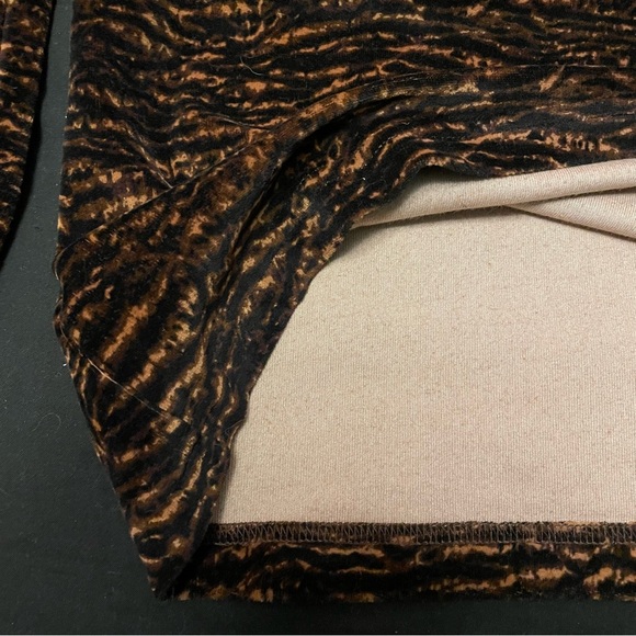 Jason Maxwell Cowl Neck Velveteen Pullover Blouse - Picture 7 of 8